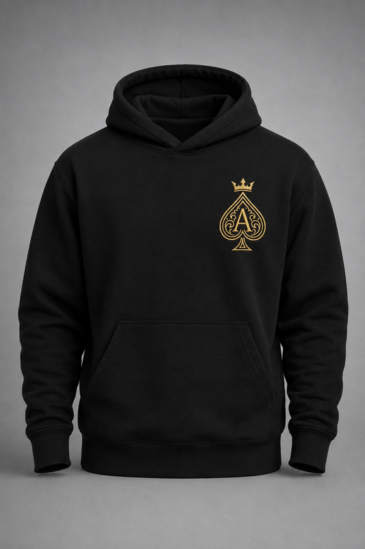 AceOfSpadez Signature Black/Gold Hoodie